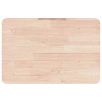 Ripiano a Parete per Lavabo in Acciaio e Massello di Rovere 3302333