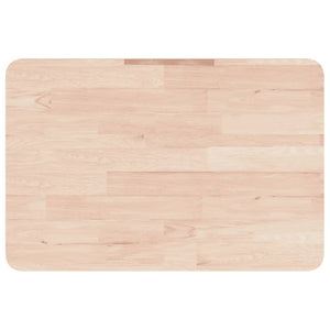 Ripiano a Parete per Lavabo-Mensole a Muro in Acciaio e Massello di Rovere 155104