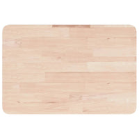 Ripiano a Parete per Lavabo in Acciaio e Massello di Rovere 3302334