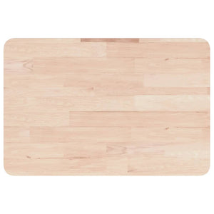 Ripiano a Parete per Lavabo in Acciaio e Massello di Rovere 3302334