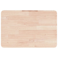 Ripiano a Parete per Lavabo in Acciaio e Massello di Rovere