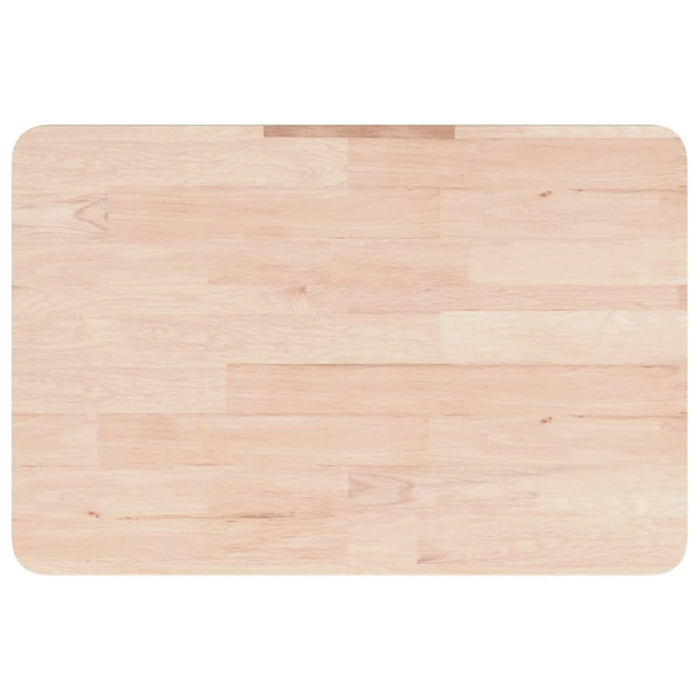 Ripiano a Parete per Lavabo in Acciaio e Massello di Rovere