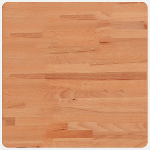 Ripiano a Parete per Lavabo in Acciaio e Massello di Faggio 3302425