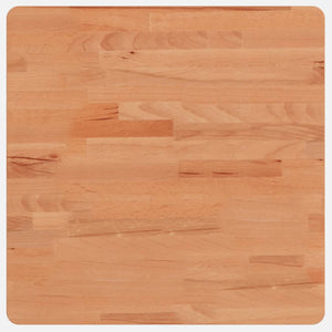 Ripiano a Parete per Lavabo in Acciaio e Massello di Faggio 3302429