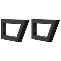 Ripiano a Parete per Lavabo in Acciaio e Massello di Rovere