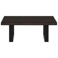 Ripiano a Parete per Lavabo in Acciaio e Massello di Rovere