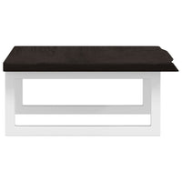 Ripiano a Parete per Lavabo in Acciaio e Massello di Rovere 3302580