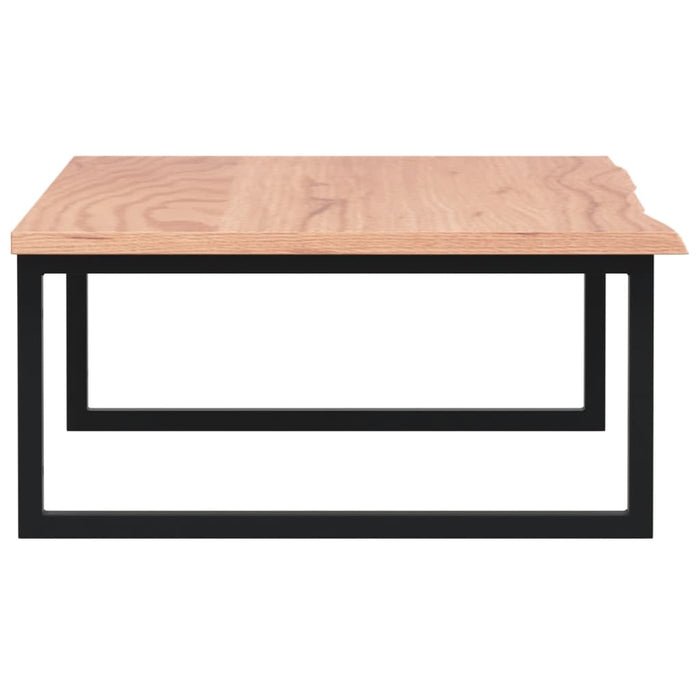 Ripiano a Parete per Lavabo in Acciaio e Massello di Rovere 3302649