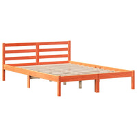 vidaXL Letto senza Materasso Marrone Cera 150x200 cm in Legno di Pino