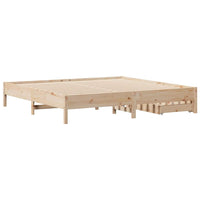 Letto senza Materasso 200x200 cm in Legno Massello di Pino 3301698