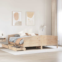 vidaXL Letto senza Materasso 180x200 cm in Legno Massello di Pino
