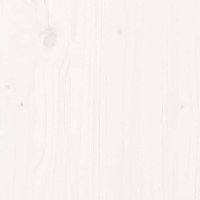 vidaXL Letto senza Materasso Bianco 160x200 cm Legno Massello di Pino