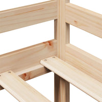 Dormeuse con Cassetti 90x200 cm Legno Massello Pino 3302059