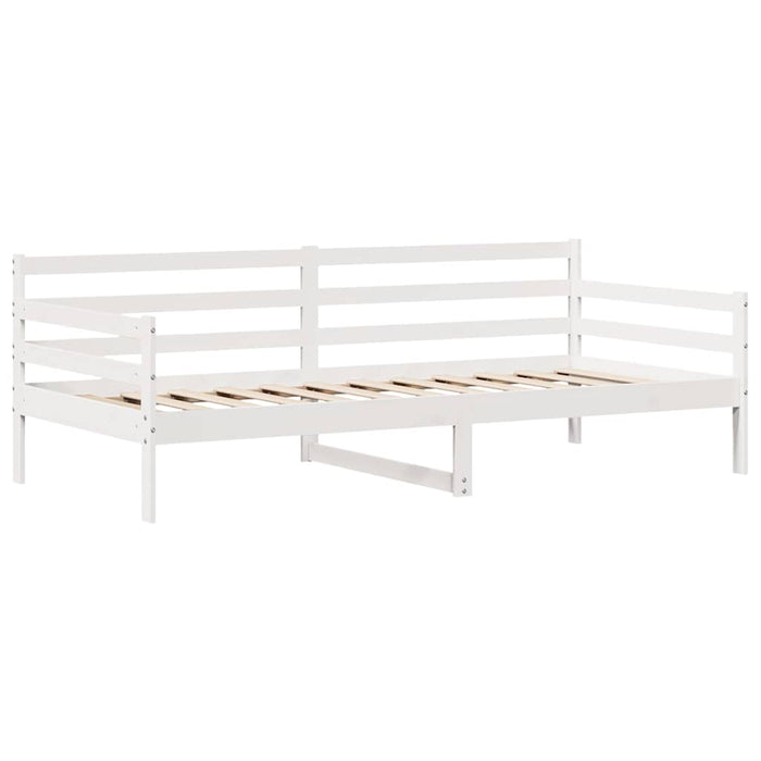 vidaXL Dormeuse con Cassetti Bianco 90x190 cm Legno Massello di Pino