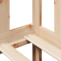 Dormeuse con Cassetti 90x200 cm Legno Massello Pino