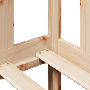 Dormeuse con Cassetti 90x200 cm Legno Massello Pino 3302071