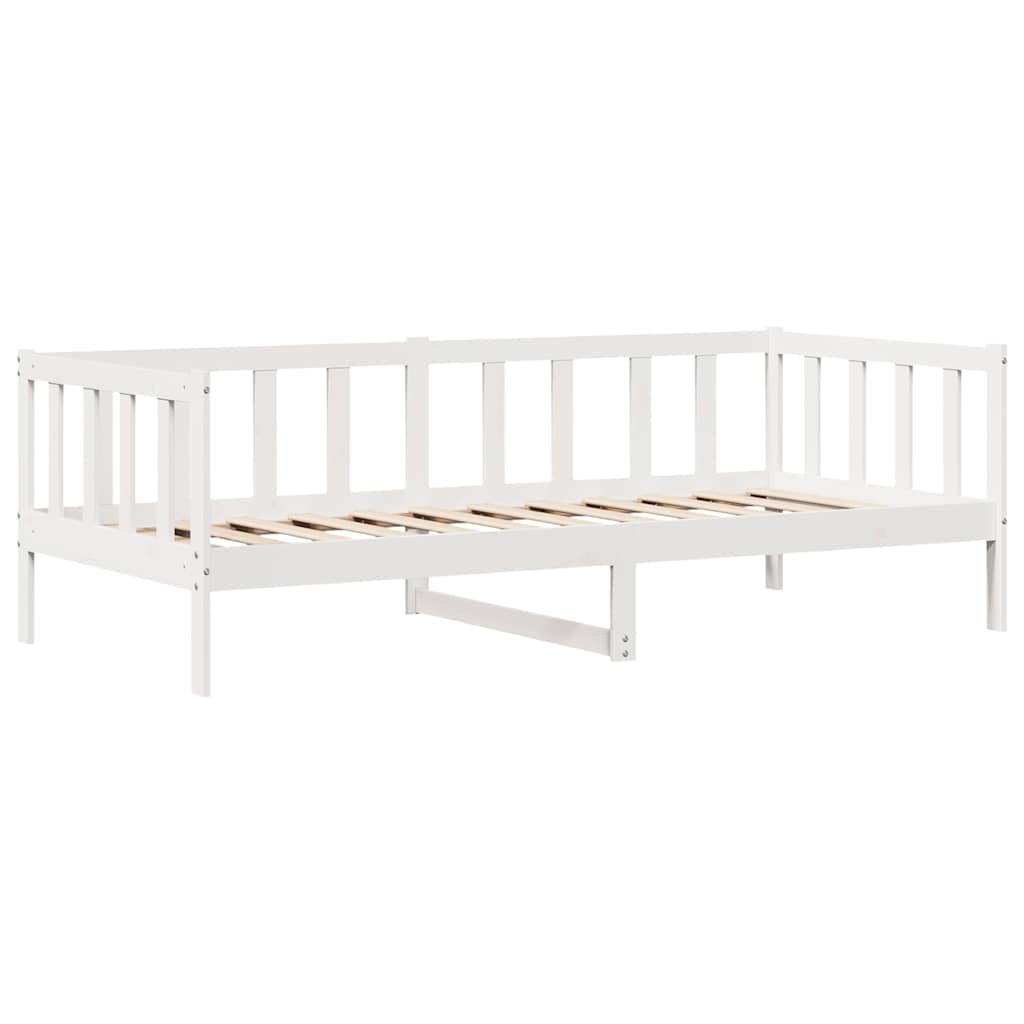 vidaXL Dormeuse con Cassetti Bianca 80x200 cm Legno Massello di Pino