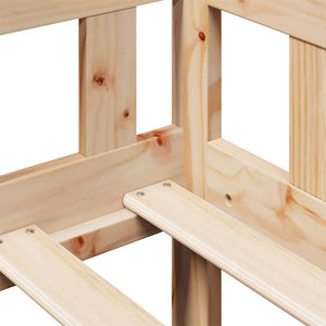 Dormeuse con Cassetti 90x200 cm Legno Massello Pino 3302100