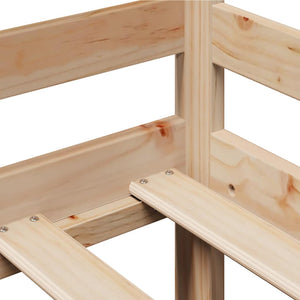 vidaXL Dormeuse con Cassetti 90x200 cm Legno Massello Pino