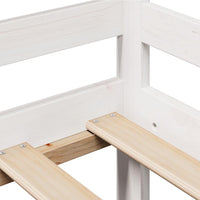 vidaXL Dormeuse con Cassetti Bianco 90x200 cm Legno Massello di Pino