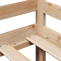 Dormeuse con Cassetti 80x200 cm in Legno Massello di Pino