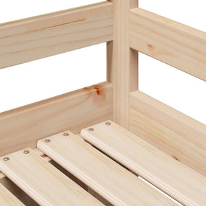 vidaXL Dormeuse con Cassetti 90x200 cm Legno Massello Pino