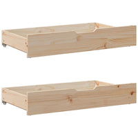 Divano Letto Estraibile con Cassetti senza Materasso 80x200 cm 3302181