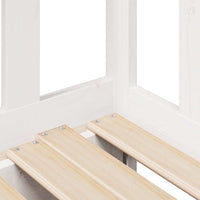 Letto Estraibile con Cassetti senza Materasso Bianco 80x200 cm 3302192