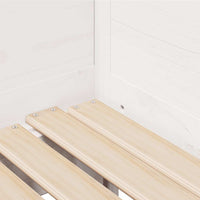 Letto Estraibile con Cassetti senza Materasso Bianco 90x200 cm 3302214