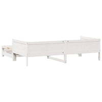 Letto Estraibile con Cassetti senza Materasso Bianco 80x200 cm 3302216