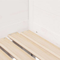 Letto Estraibile con Cassetti senza Materasso Bianco 90x190 cm 3302218