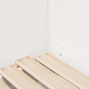 Letto Estraibile con Cassetti senza Materasso Bianco 90x200 cm 3302226