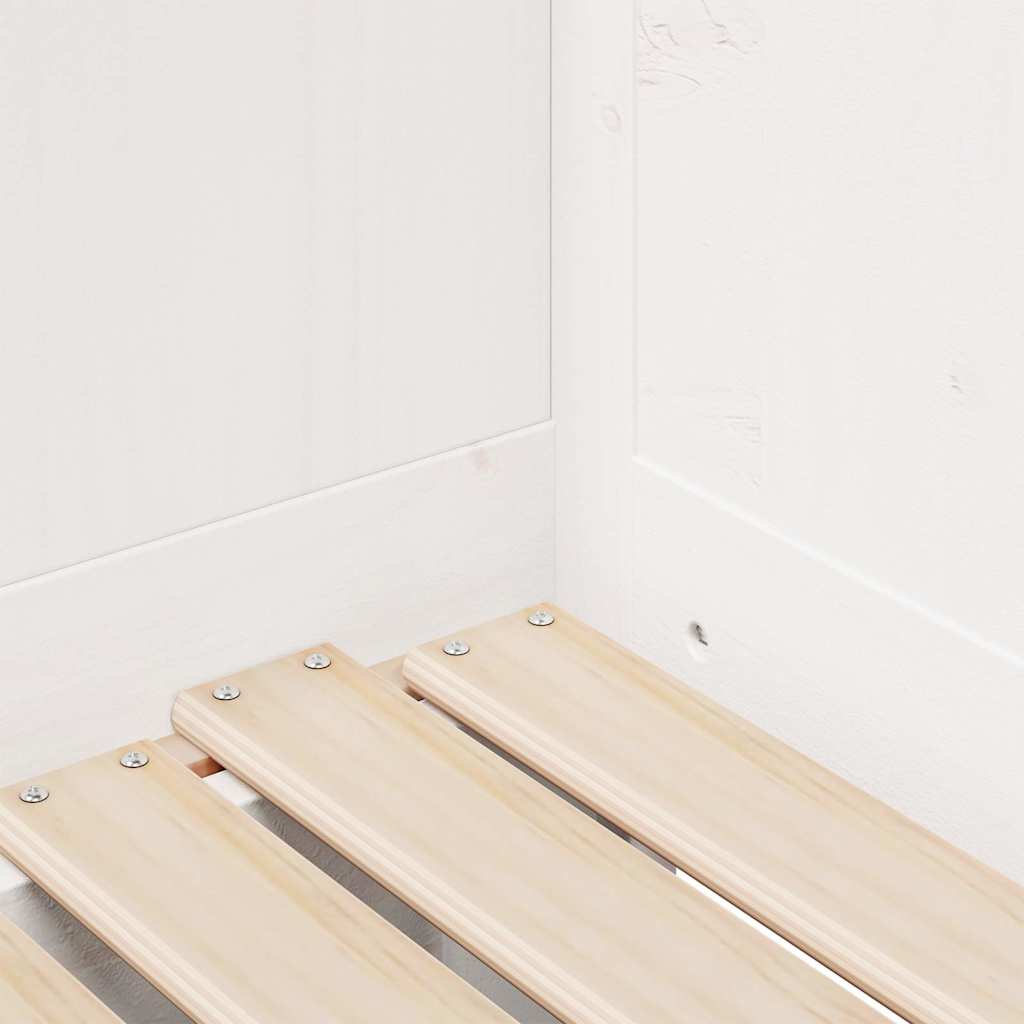 Letto Estraibile con Cassetti senza Materasso Bianco 90x190 cm 3302230