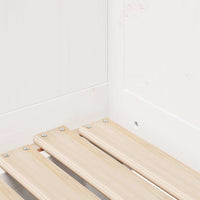 Letto Estraibile con Cassetti senza Materasso Bianco 90x190 cm 3302230