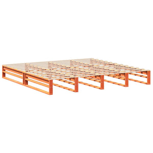 Letto senza Materasso Marrone Cera 180x200 cm in Legno di Pino 3302305