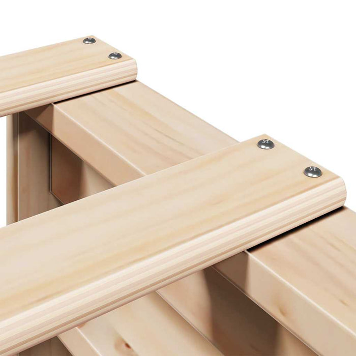 Letto senza Materasso 180x200 cm in Legno Massello di Pino 3302318