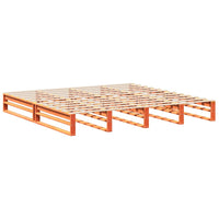 Letto senza Materasso Marrone Cera 180x200 cm in Legno di Pino 3302320