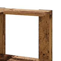 vidaXL Libreria Angolare 5Ripiani Legno Vecchio 50x50x179 cm Legno