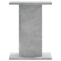 Supporti Altoparlanti 2 pz Grigio 30x30x40 cm Legno Multistrato