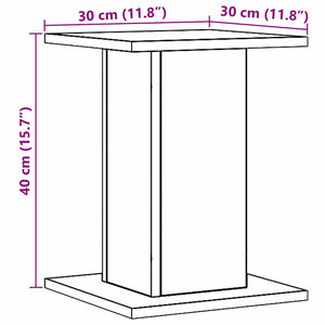 Supporti Altoparlanti 2 pz Rovere 30x30x40 cm in Multistrato 852653