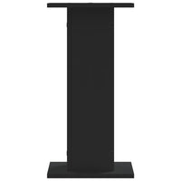 Supporti Altoparlanti 2 pz Neri 30x30x40cm in Legno Multistrato 852655