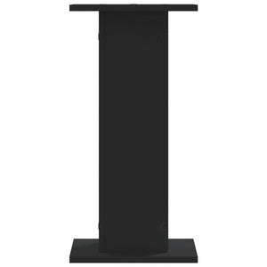 Supporti Altoparlanti 2 pz Neri 30x30x40cm in Legno Multistrato 852655