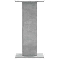 Supporti Altoparlanti 2 pz Grigio 30x30x40 cm Legno Multistrato 852657