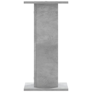 Supporti Altoparlanti 2 pz Grigio 30x30x40 cm Legno Multistrato 852657