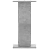 Supporti Altoparlanti 2 pz Grigio 30x30x40 cm Legno Multistrato