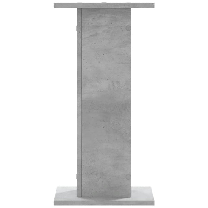 Supporti Altoparlanti 2 pz Grigio 30x30x40 cm Legno Multistrato