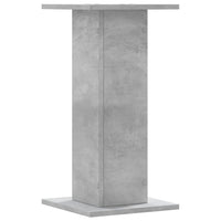 Supporti Altoparlanti 2 pz Grigio 30x30x40 cm Legno Multistrato