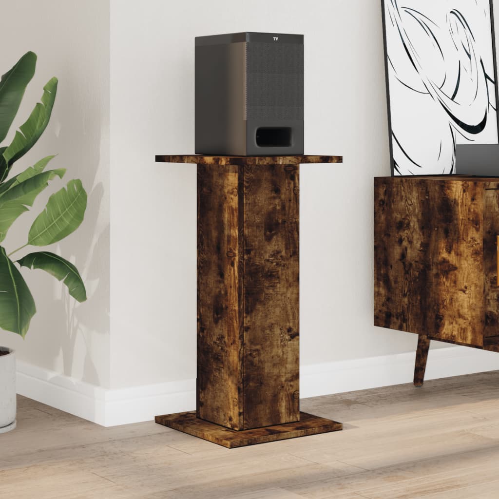 Supporti Altoparlanti 2 pz Rovere 30x30x40 cm Legno Multistrato 852658