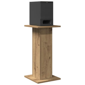 Supporti Altoparlanti 2 pz Rovere 30x30x60 cm in Multistrato 852662