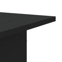 Supporti Altoparlanti 2 pz Neri 30x30x80cm in Legno Multistrato 852664